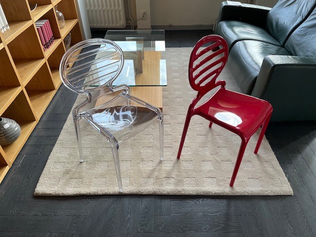 Set van 6 stoelen polycarbonaat - Forme &
